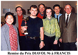 Remise du Prix DIAVOL 96
